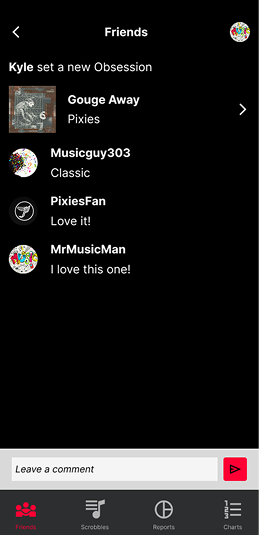 An example of an Obsession post